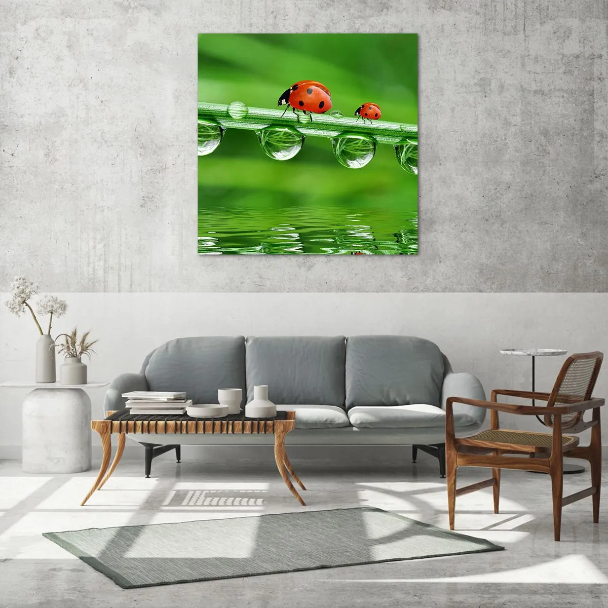 Obraz na skle - Na cestách celé leto - 30x30 cm