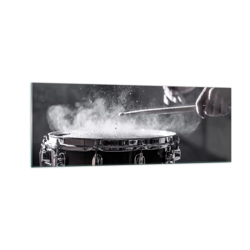Obraz na skle - Pulz hudby - 140x50 cm