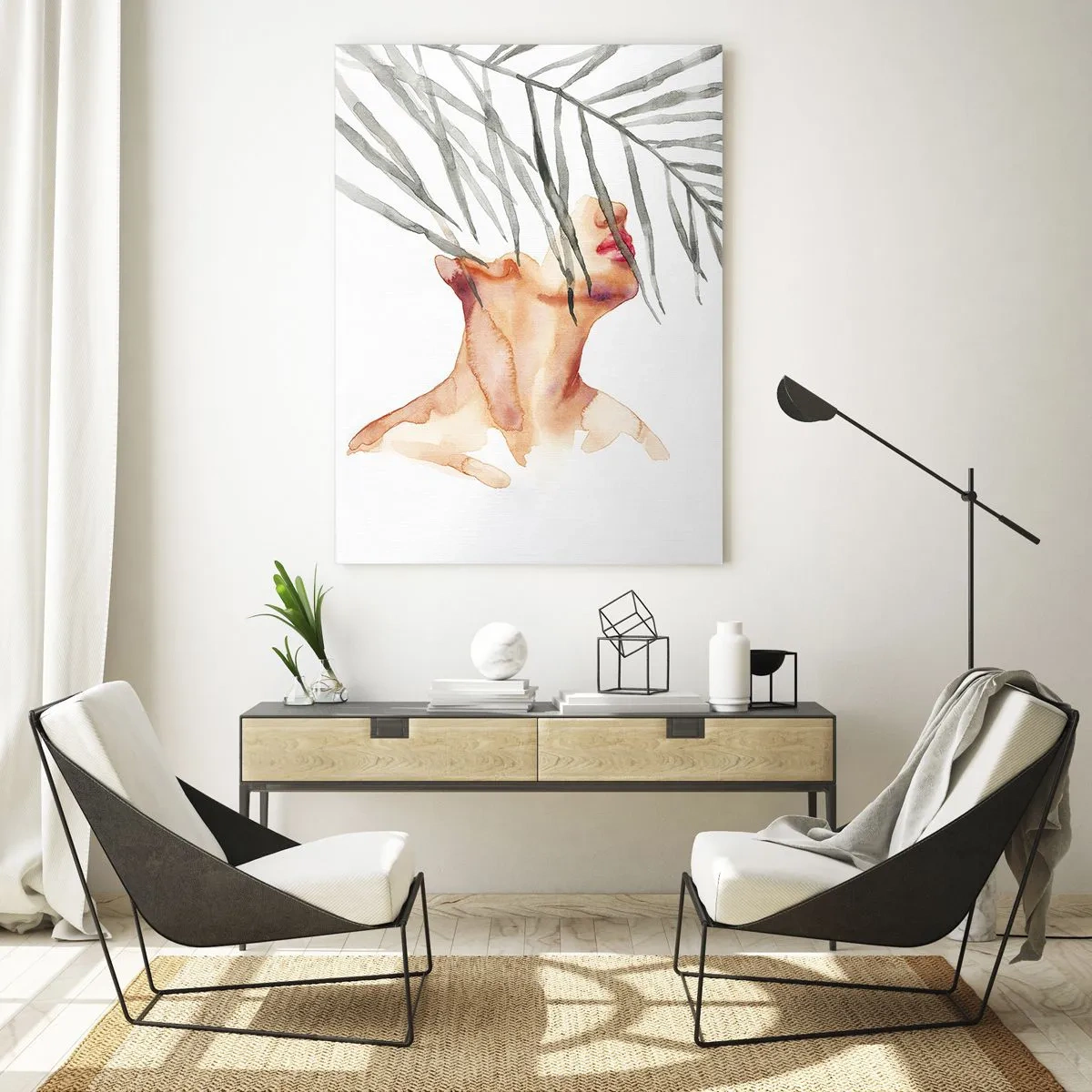 Obraz na skle - Vnímať tep trópov - 50x70 cm