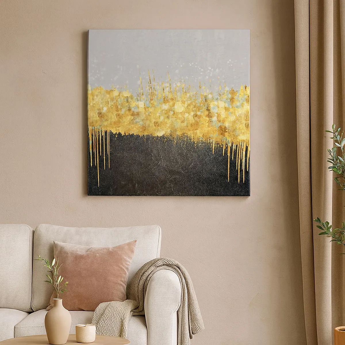 Obraz na plátne - Dovnútra a nahor - 30x30 cm