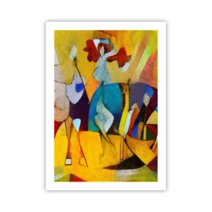 Plagát - Slnko - život - radosť - 50x70 cm