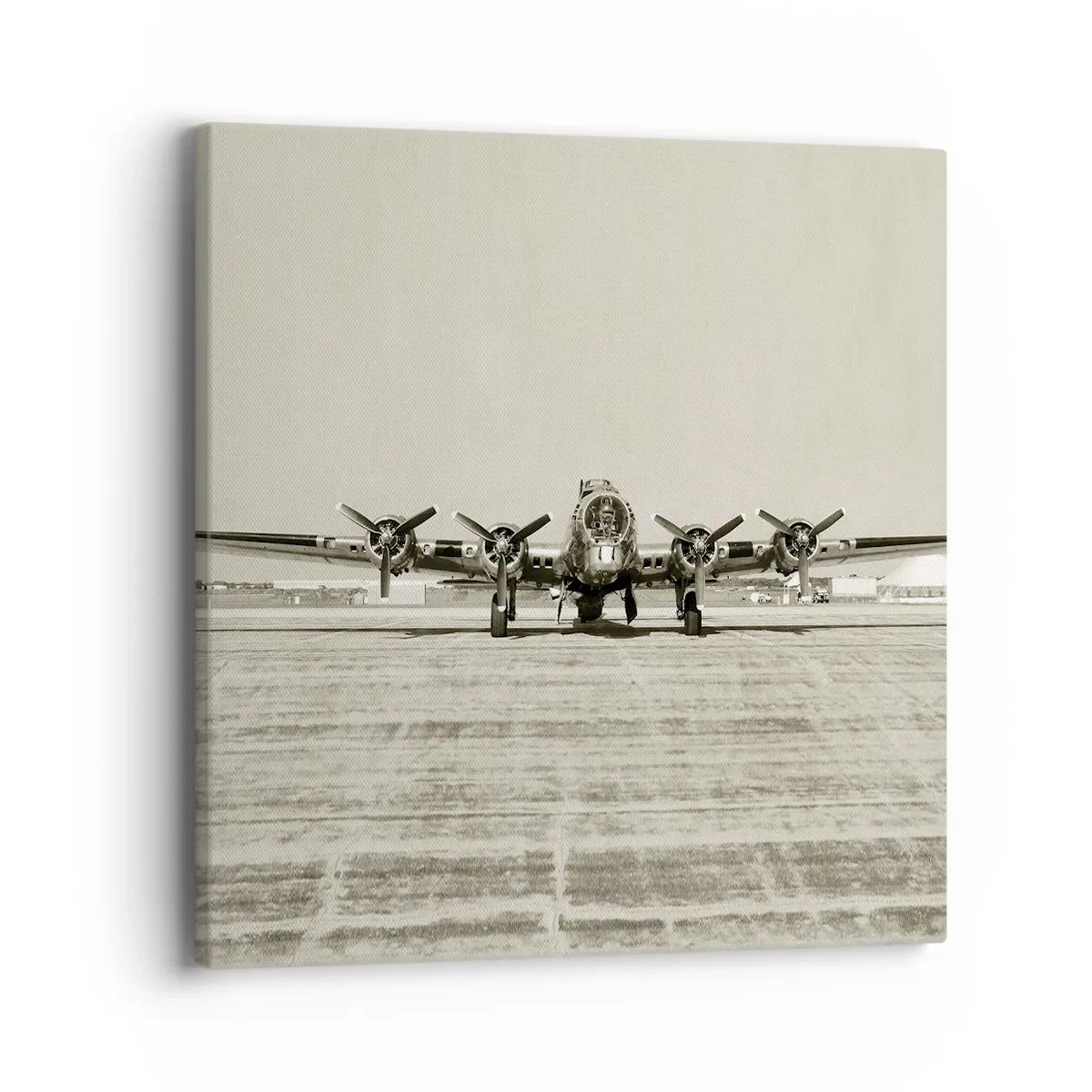 Obraz na plátne - Ako vždy pripravený - 40x40 cm