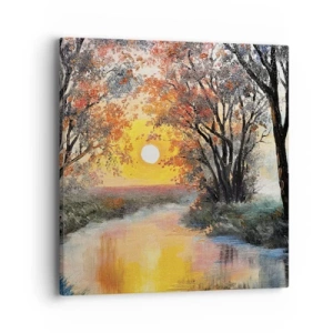 Obraz na plátne - Jesenný nádych - 40x40 cm