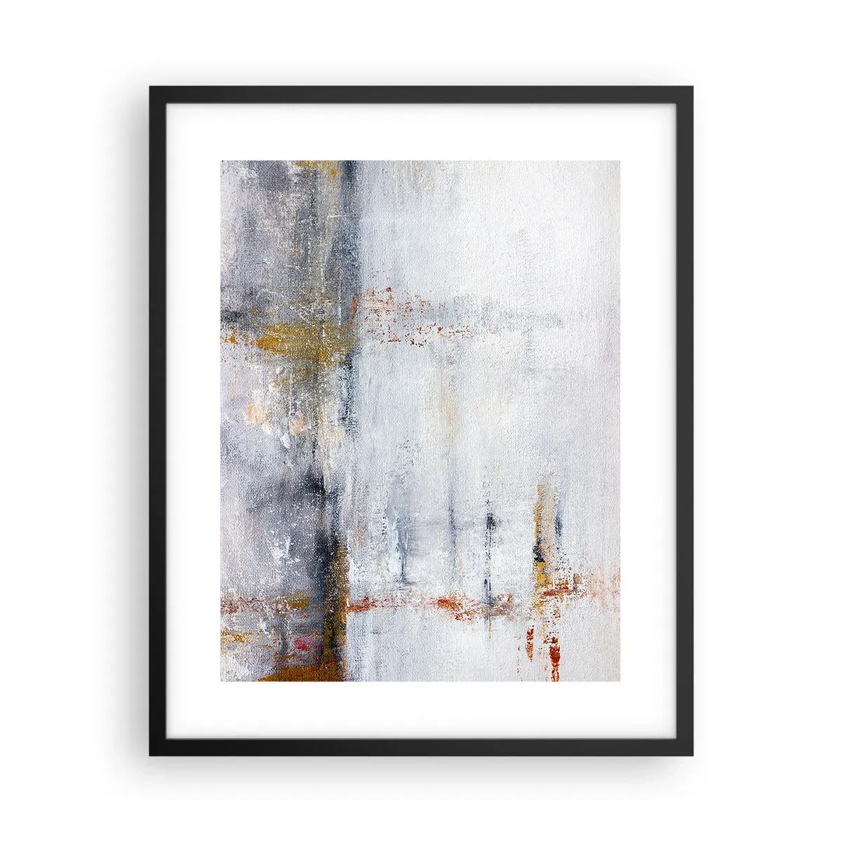 Plagát v čiernom ráme - Za závojom vzduchu - 40x50 cm