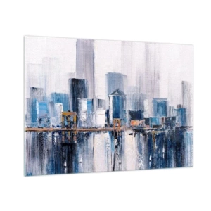 Obraz na skle - Newyorská impresia - 100x70 cm