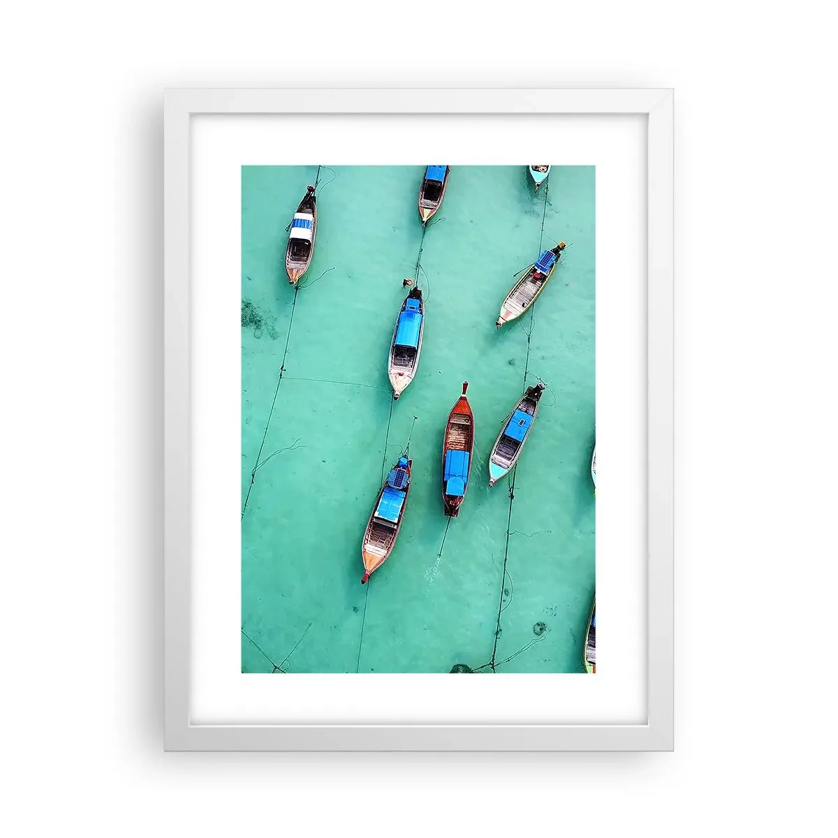 Plagát v bielom ráme - V radostnom očakávaní - 30x40 cm