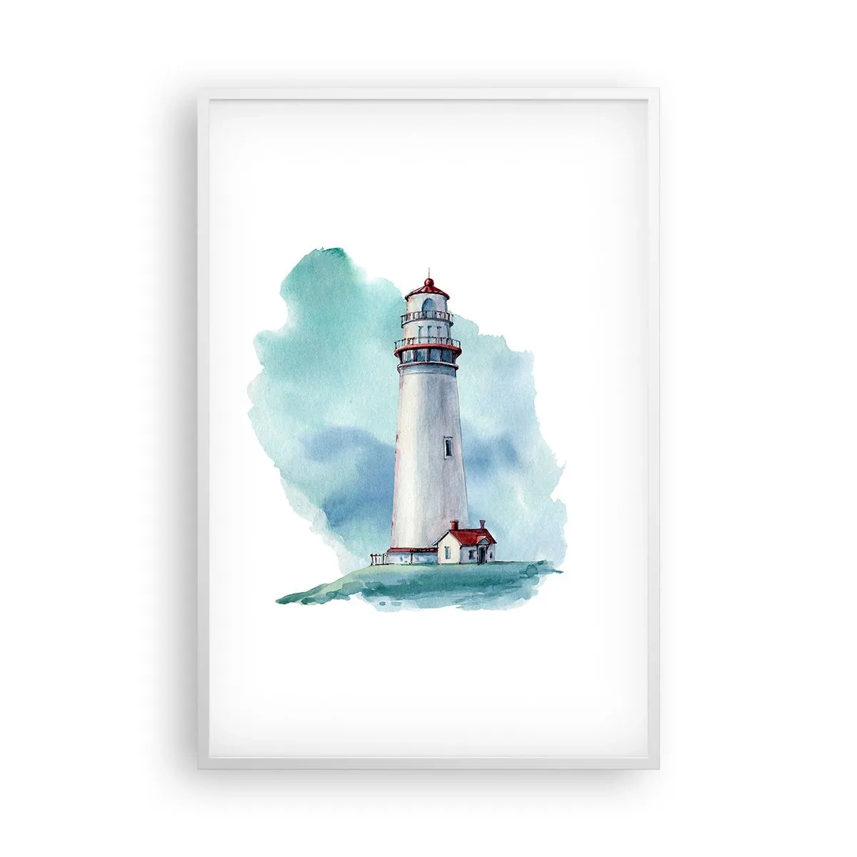 Plagát v bielom ráme - Nežná sestra blankytu - 61x91 cm