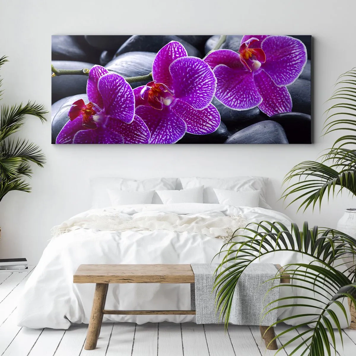 Obraz na plátne - Kamene sa rozžiarili nadšením - 90x30 cm