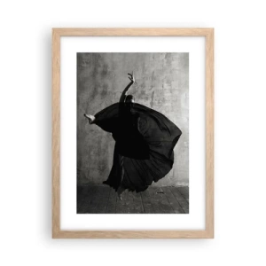 Plagát v ráme zo svetlého duba - Plné vášne - 30x40 cm