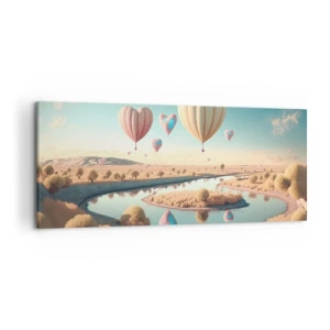 Obraz na plátne - Láska ťa nechá vzlietnuť - 120x50 cm