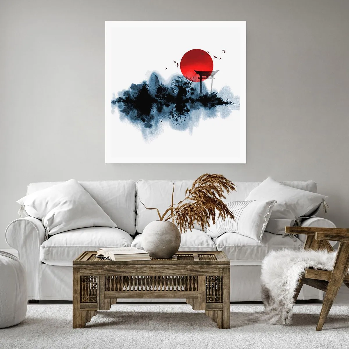 Plagát - Japonský pohľad - 40x40 cm
