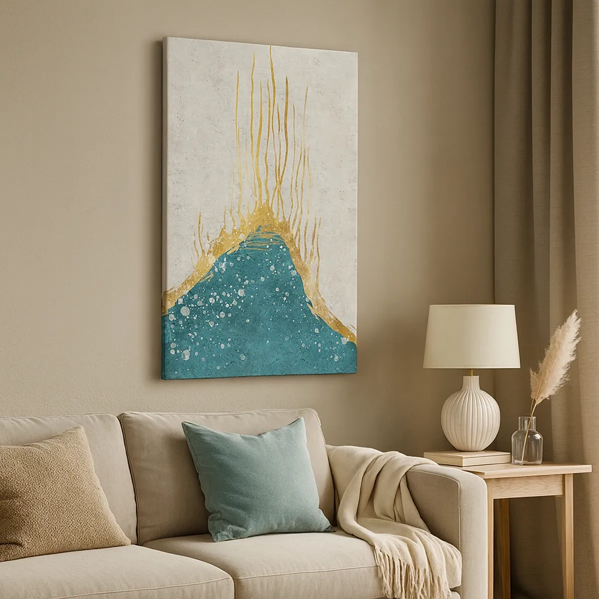 Obraz na plátne - Zlatý príliv - 50x70 cm