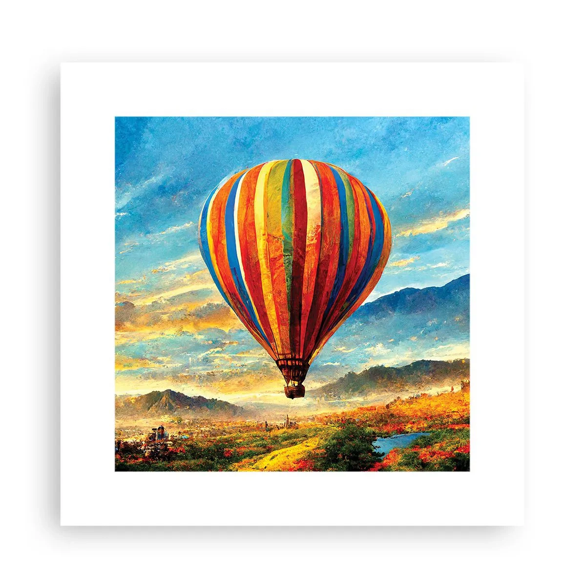 Plagát - V tichu je toho vidieť viac - 30x30 cm