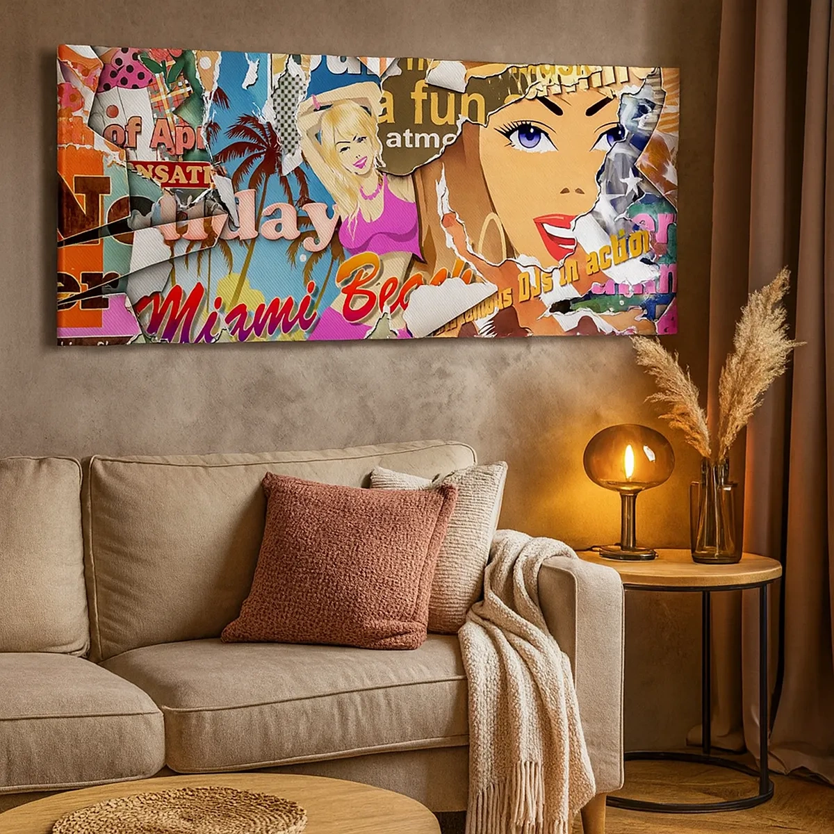 Obraz na plátne - Prázdninová retrospektíva - 30x30 cm