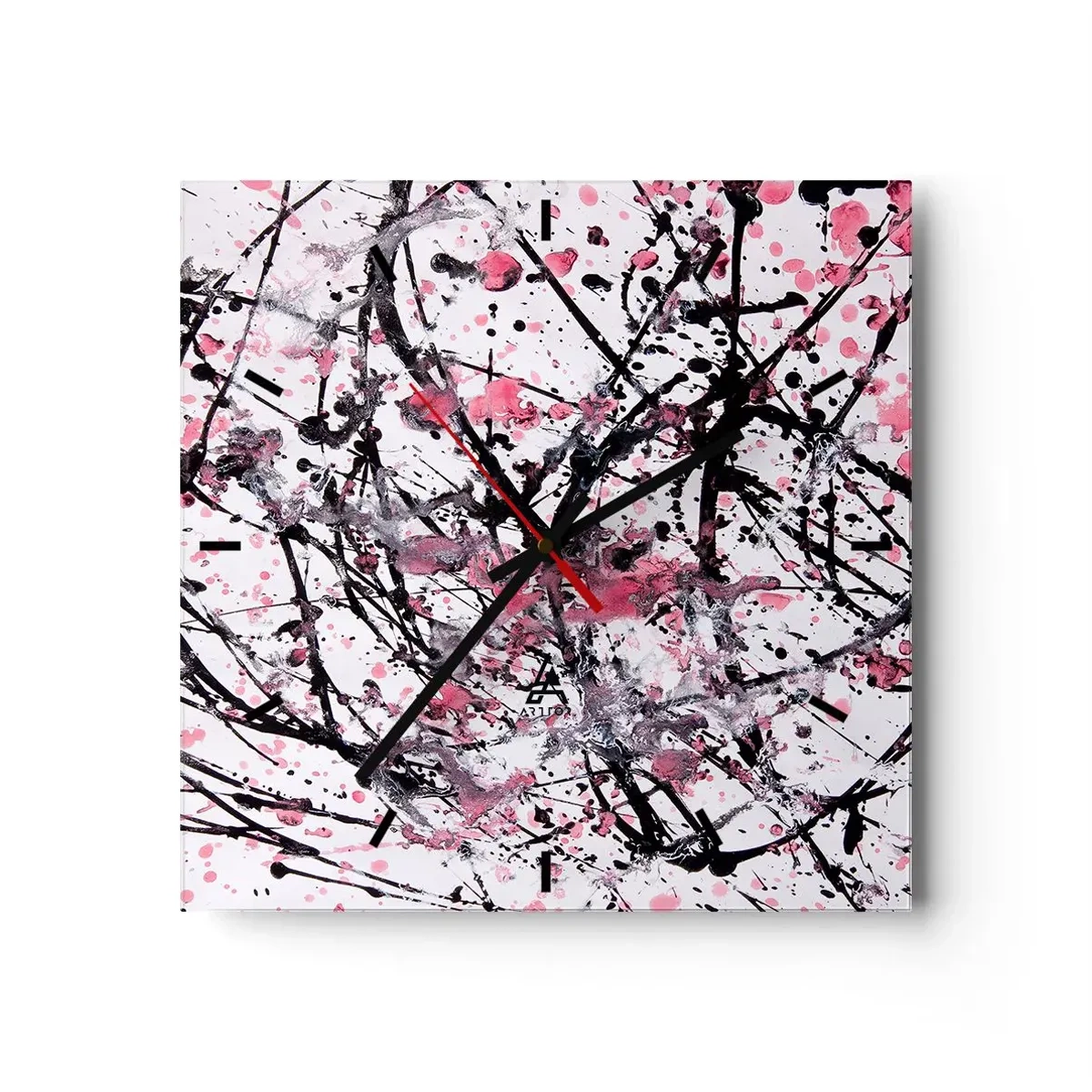 Nástenné hodiny - Pominuteľná povaha života - 30x30 cm