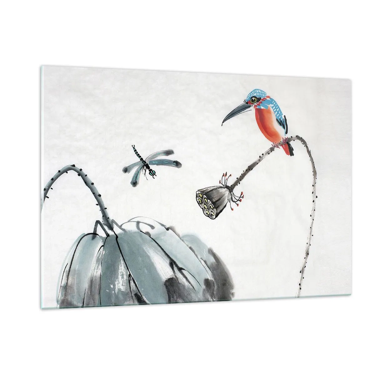 Obraz na skle - Život lúky - 120x80 cm