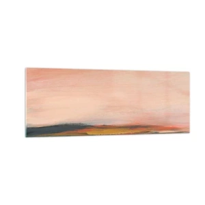 Obraz na skle - V ružových tónoch - 140x50 cm