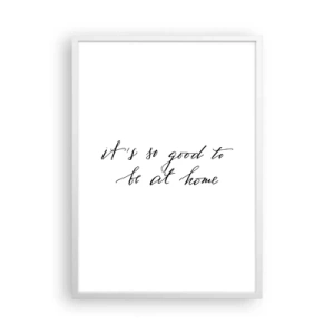 Plagát v bielom ráme - Celá pravda - 50x70 cm