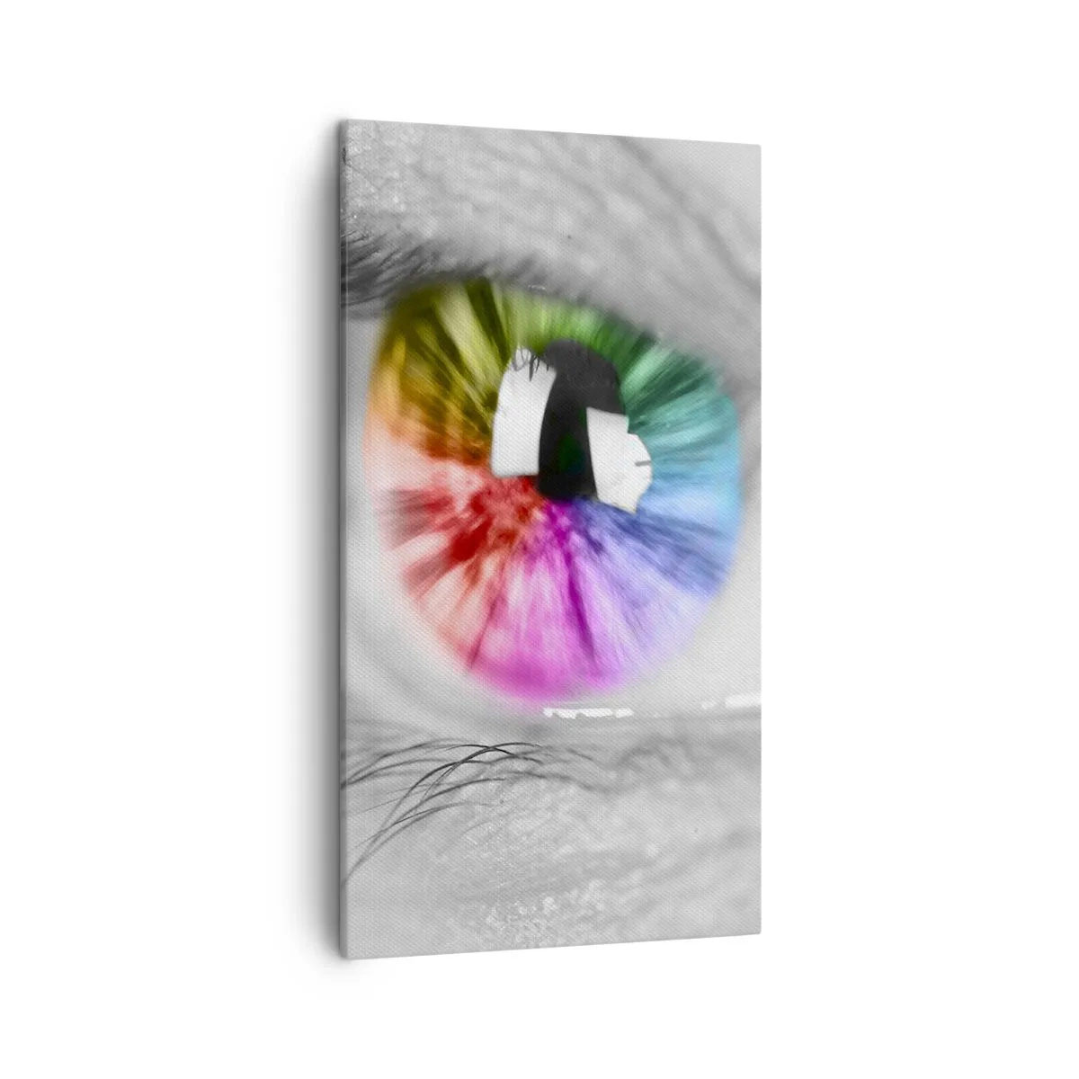 Obraz na plátne - Pozerať sa na svet farebne - 45x80 cm