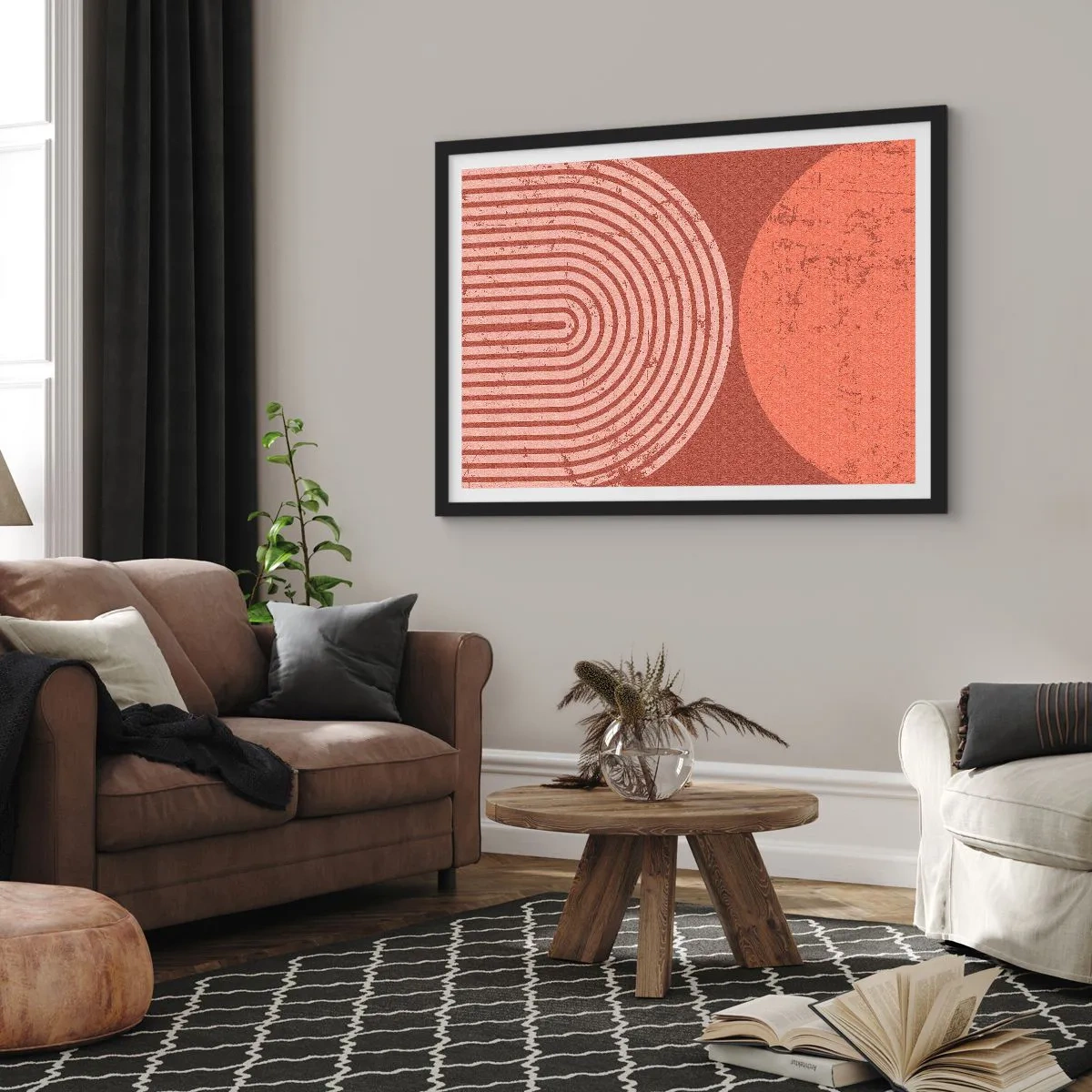 Plagát v čiernom ráme - Blízky vzťah - 100x70 cm