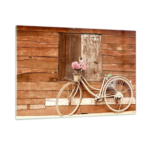 Obraz na skle - Hneď sa vrátim - 120x80 cm