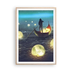 Plagát v ráme zo svetlého duba - Veci, o ktorých sa filozofom nezdá - 70x100 cm