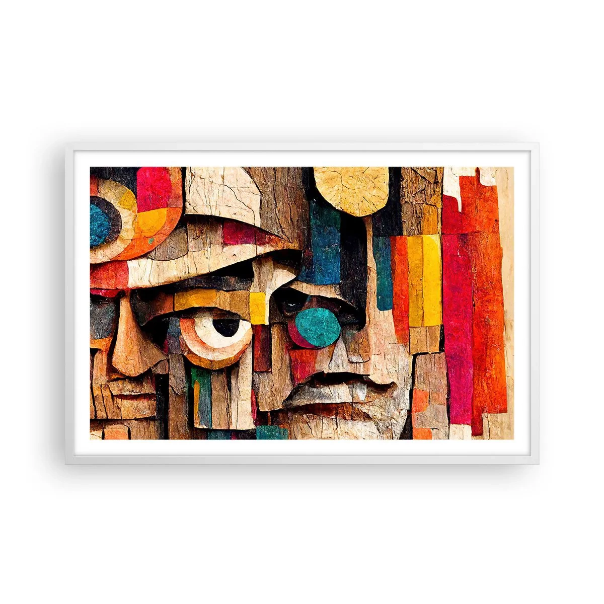 Plagát v bielom ráme - Vidím ťa… - 91x61 cm