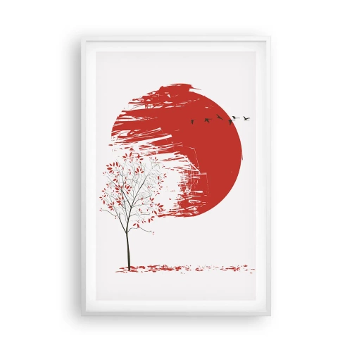 Plagát v bielom ráme - Poznáte túto krajinu? - 61x91 cm