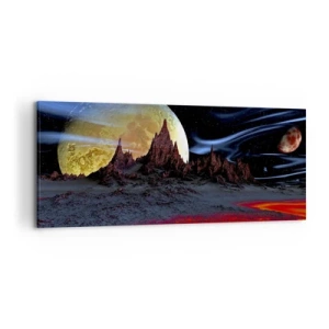 Obraz na plátne - Neznámy svet - 120x50 cm