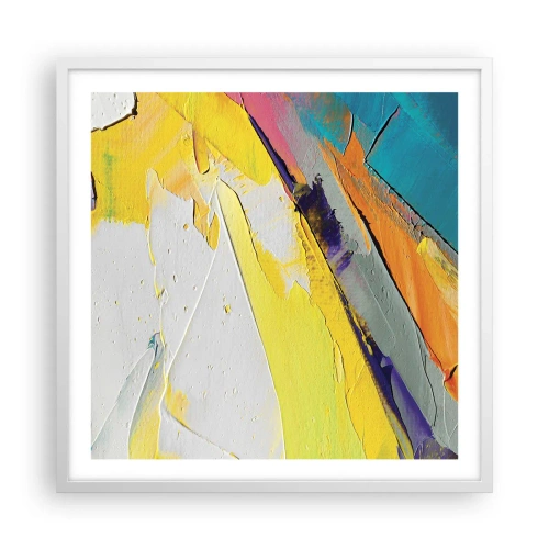 Plagát v bielom ráme - Anatómia svetla - 60x60 cm