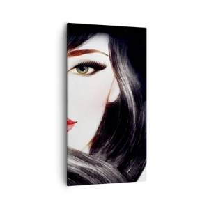 Obraz na plátne - Zafírový pohľad - 55x100 cm