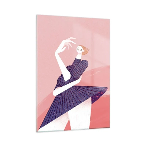 Obraz na skle - Každý krok je tancom - 50x70 cm