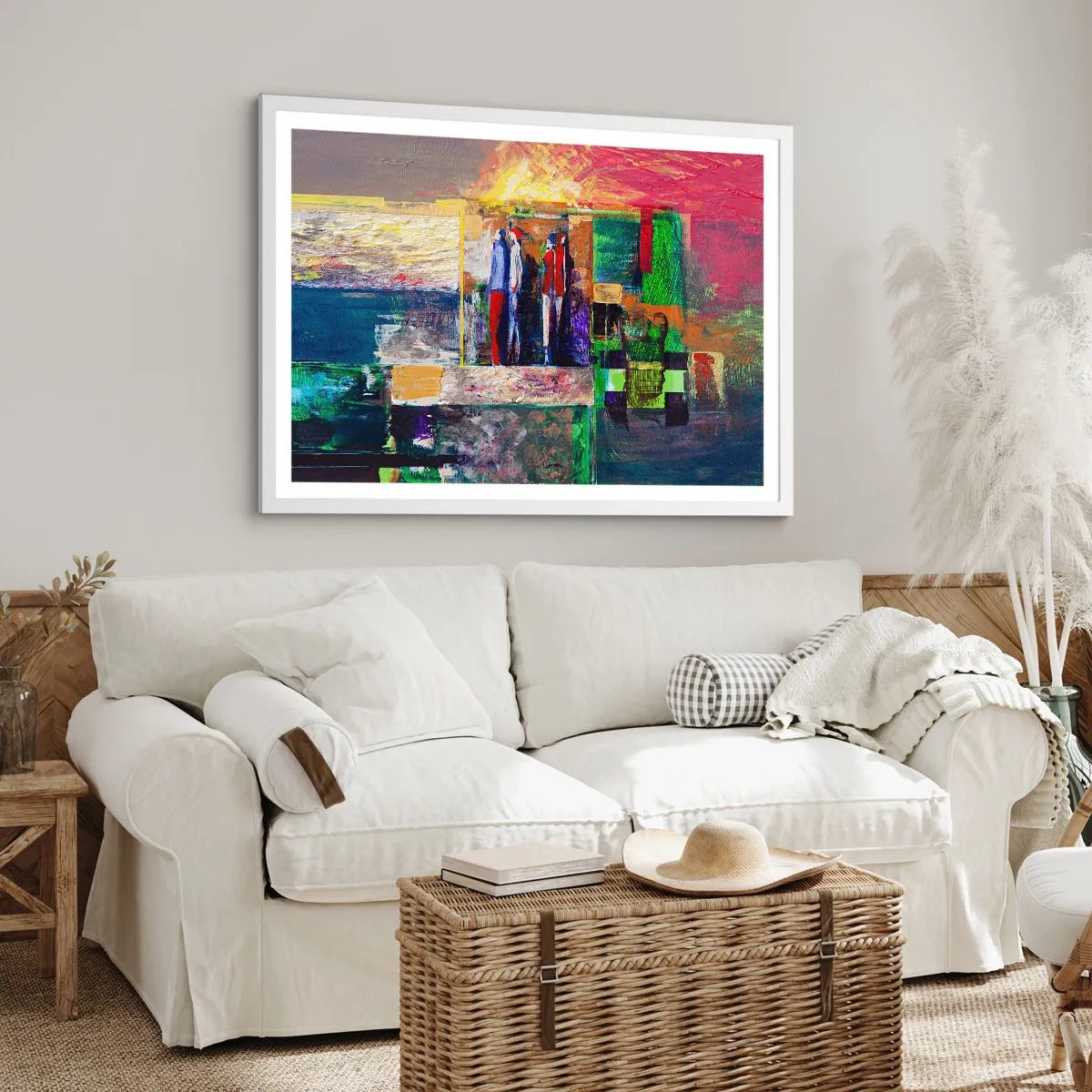 Plagát v bielom ráme - Vzťahy a emócie - 40x30 cm