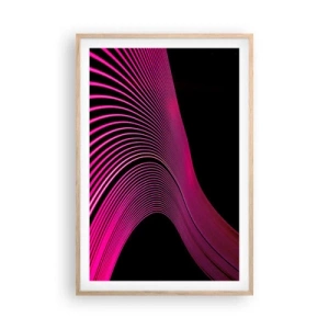 Plagát v ráme zo svetlého duba - Bulvár svetla - 61x91 cm