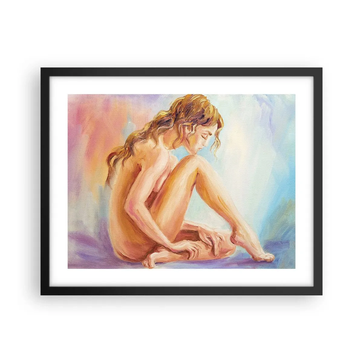Plagát v čiernom ráme - Akt mladosti - 50x40 cm