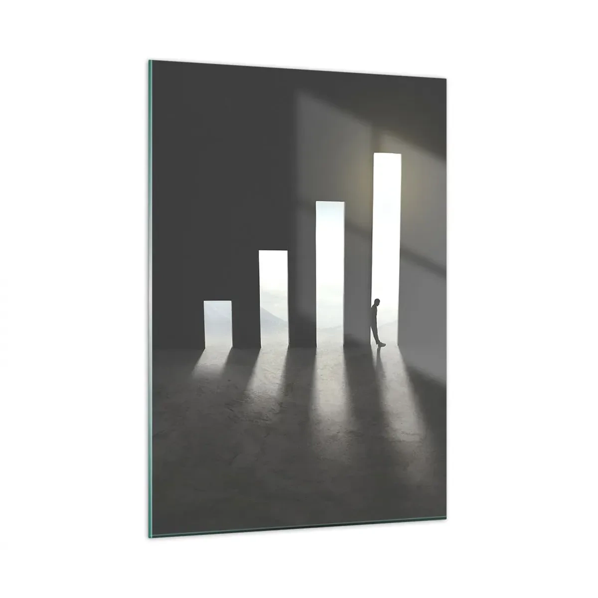 Obraz na skle - Úspech – impresia - 50x70 cm