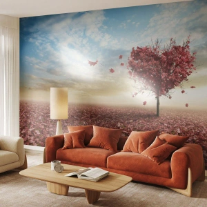 Fototapeta Standard Eco - Zamilujte si tiež jeseň - Krajina, Grafika, Strom - 250x175 cm