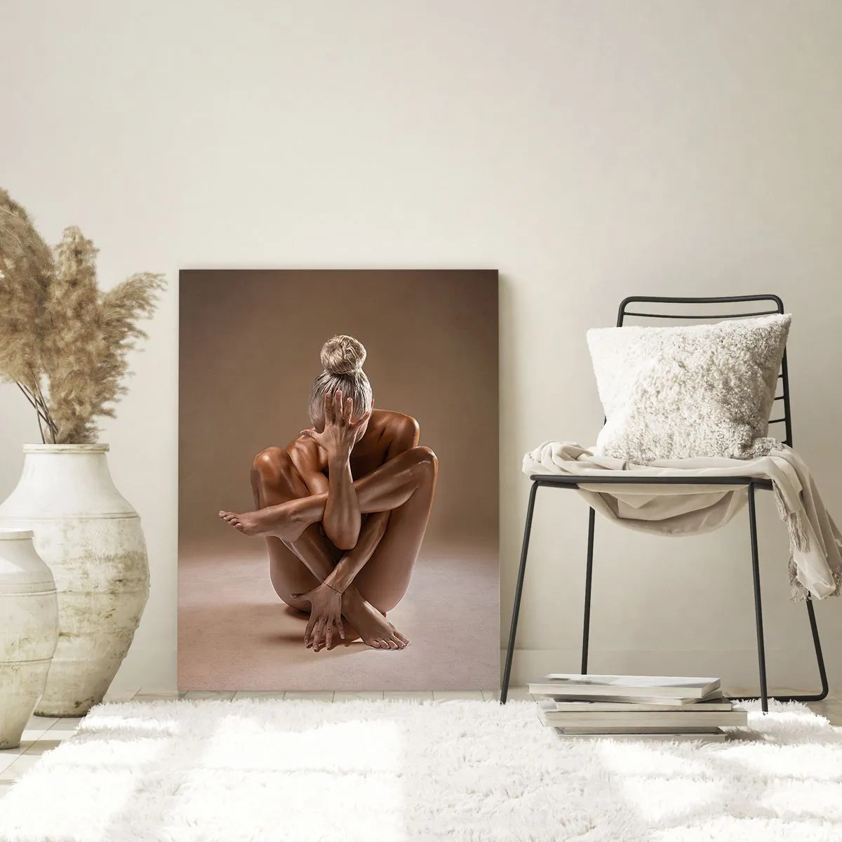 Obraz na skle - Jednota tela a ducha - 70x100 cm