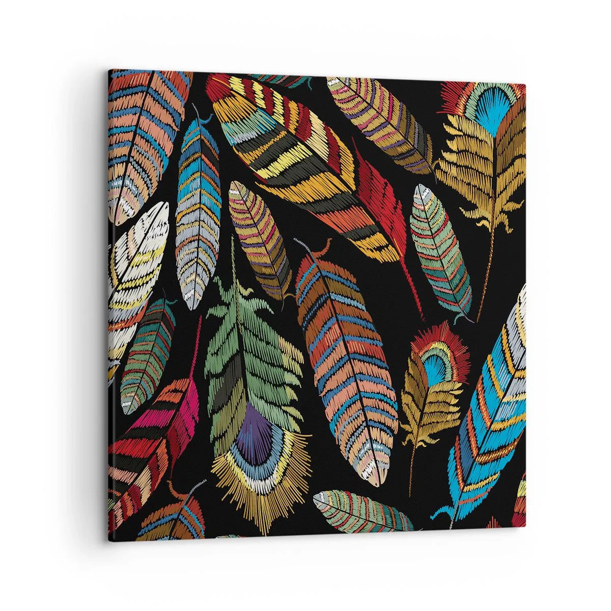 Obraz na plátne - Vtáčí karneval - 50x50 cm