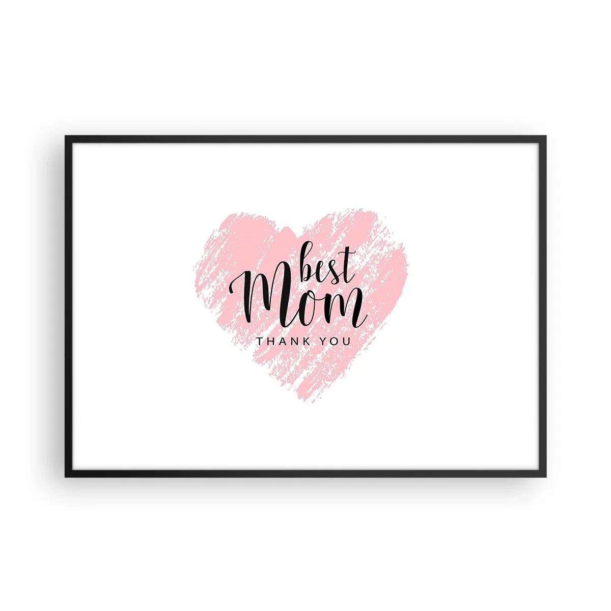 Plagát v čiernom ráme - Vždy pravá chvíľa - 100x70 cm