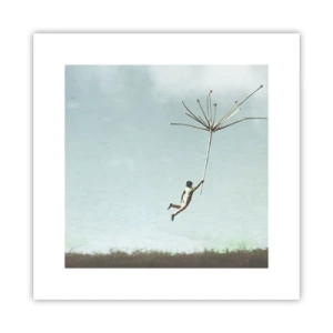 Plagát - Lietajúca púpava - 30x30 cm