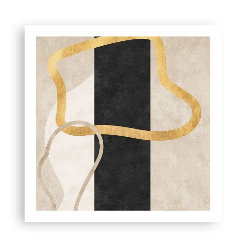 Plagát - Tvary v slučke - 60x60 cm