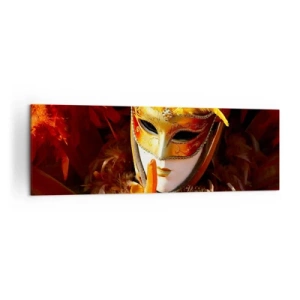 Obraz na plátne - Tajomstvo je časťou hry - 160x50 cm