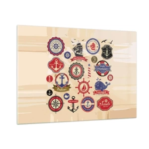 Obraz na skle - Námornícke bratstvo - 100x70 cm