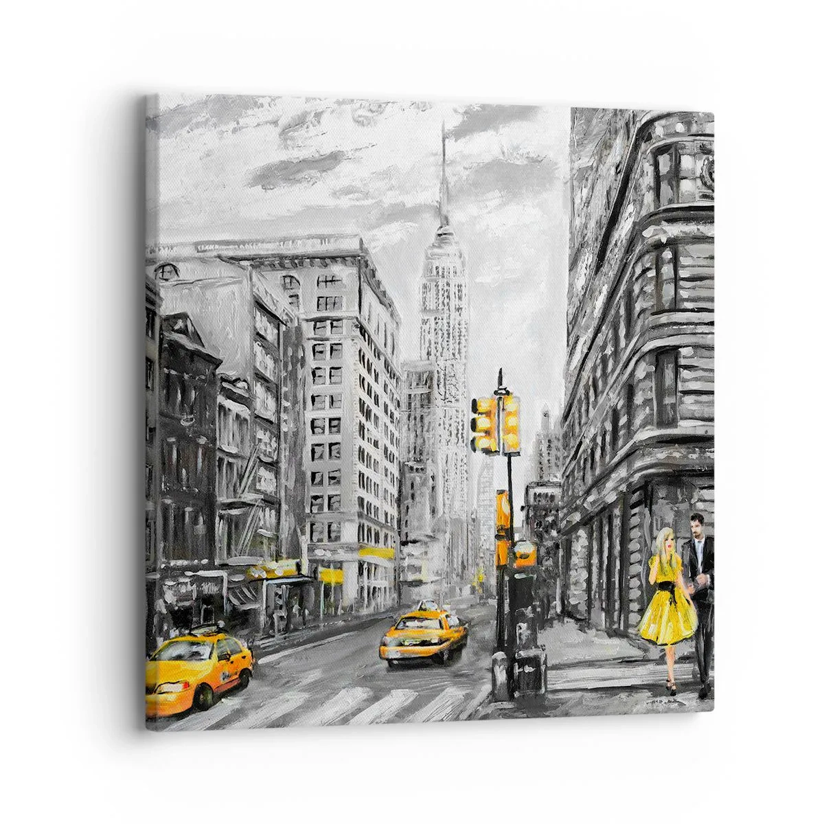 Obraz na plátne - Newyorský príbeh - 30x30 cm
