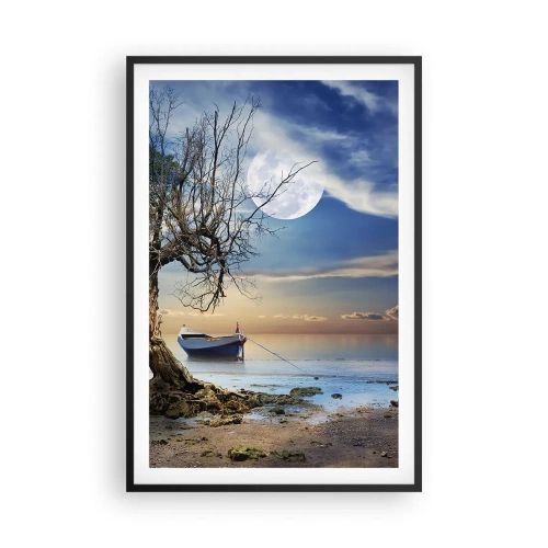 Plagát v čiernom ráme - Je to koniec alebo začiatok? - 61x91 cm