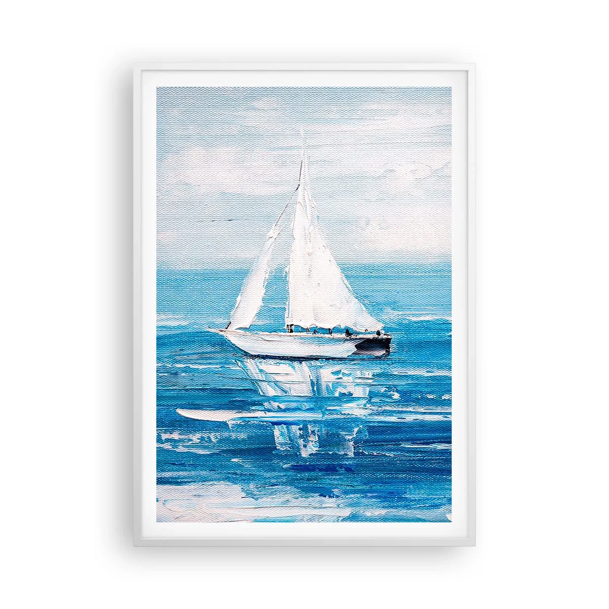 Plagát v bielom ráme - S priateľom po boku - 70x100 cm