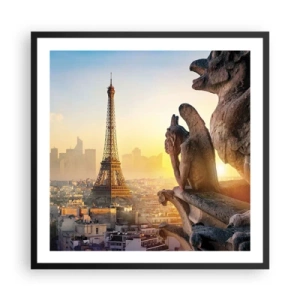 Plagát v čiernom ráme - Veľa sa zmenilo… - 60x60 cm