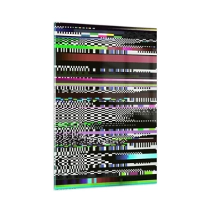 Obraz na skle - Kontrolný obraz skutočnosti - 80x120 cm