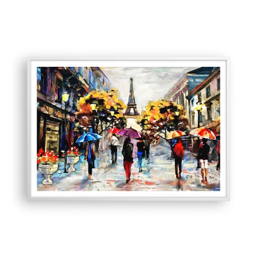 Plagát v bielom ráme - Na jeseň obzvlášť krásny - 100x70 cm